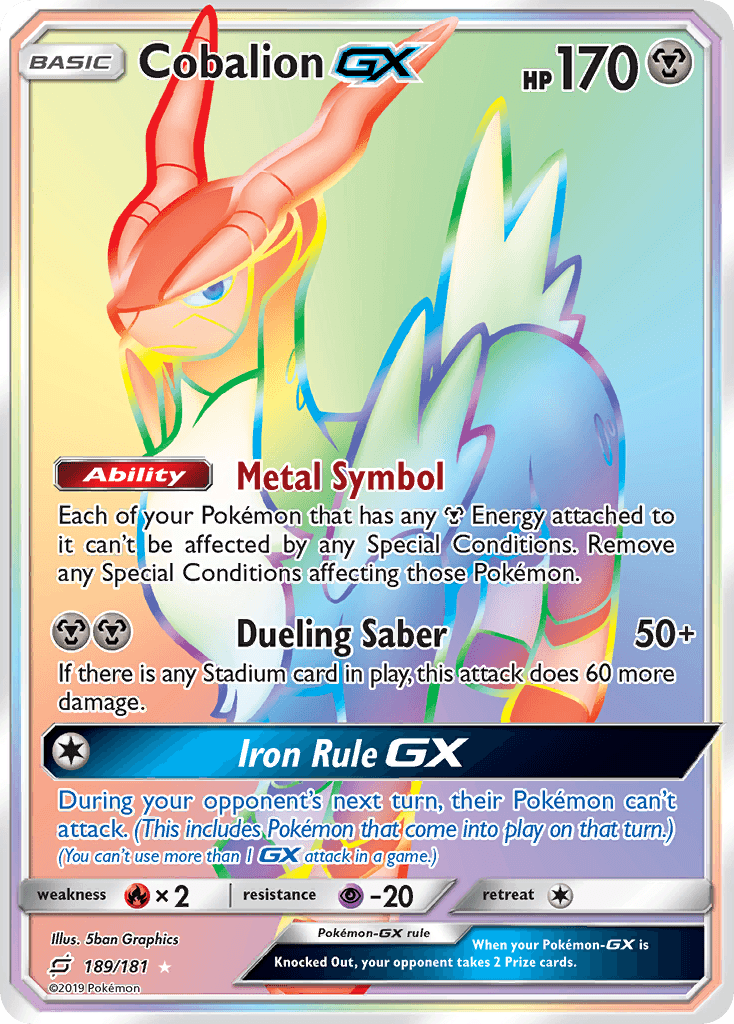 Cobalion-GX, Team Up 189