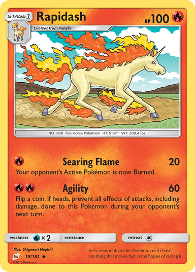 Rapidash, Team Up 18