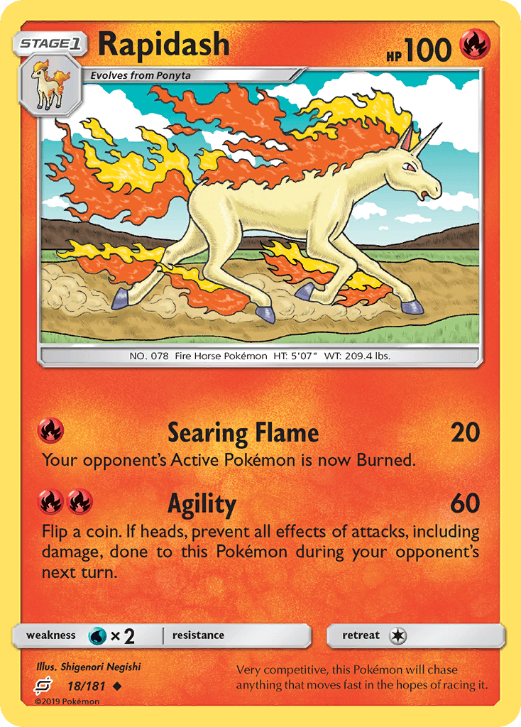 Rapidash, Team Up 18