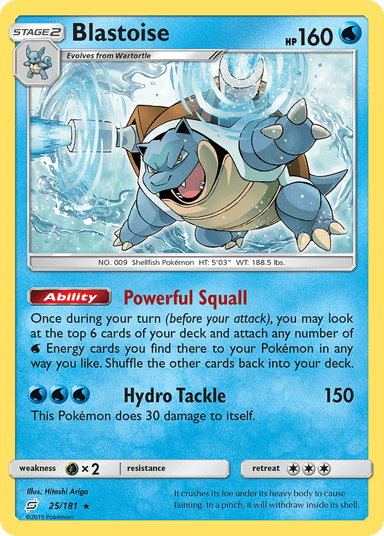 Blastoise, Team Up 25