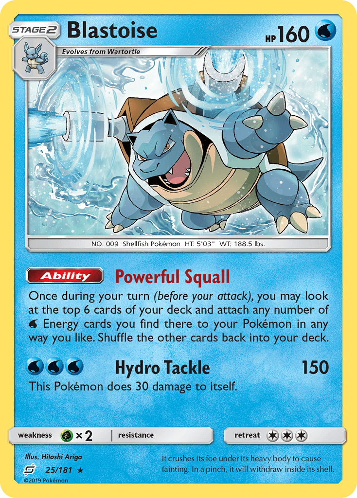 Blastoise, Team Up 25