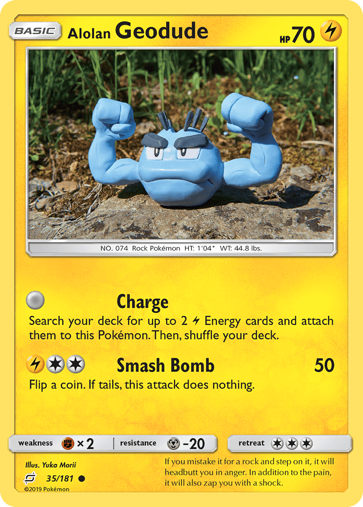 Alolan Geodude, Team Up 35