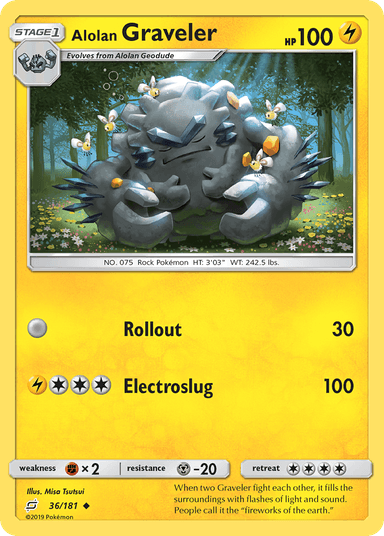 Alolan Graveler, Team Up 36