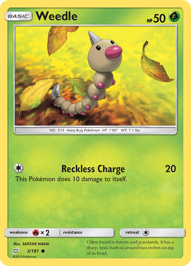 Weedle, Team Up 3