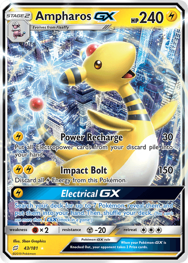 Ampharos-GX, Team Up 43