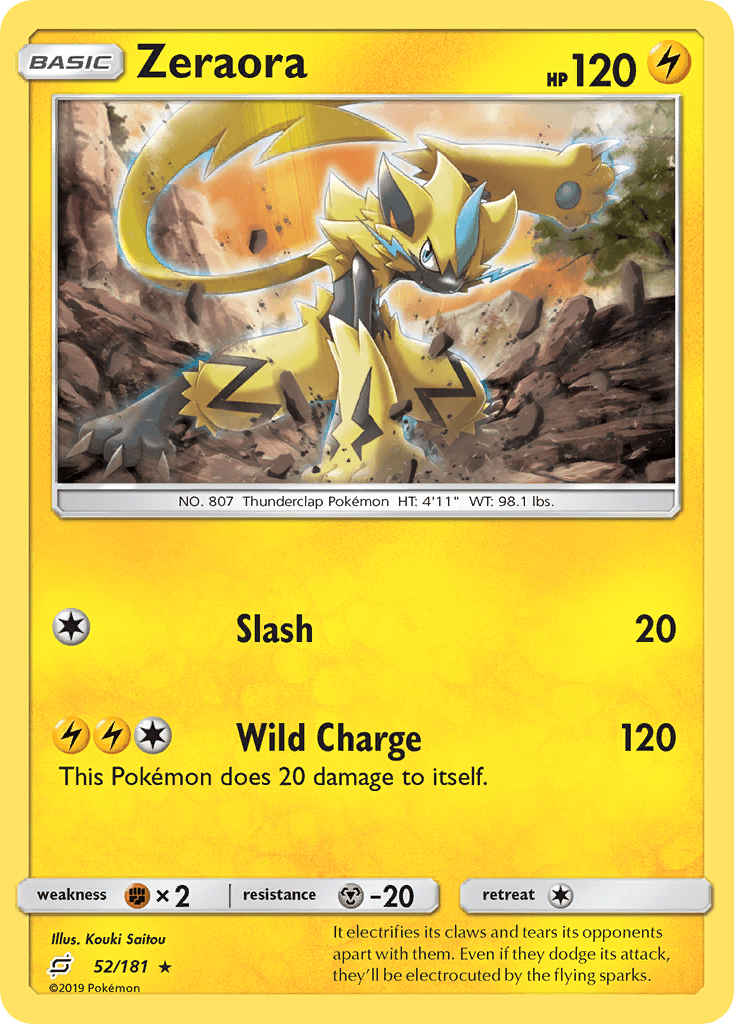 Zeraora, Team Up 52