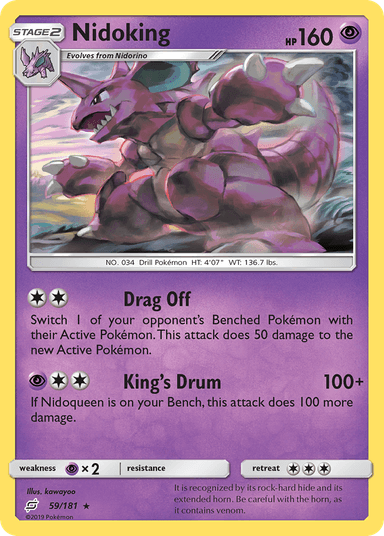 Nidoking, Team Up 59