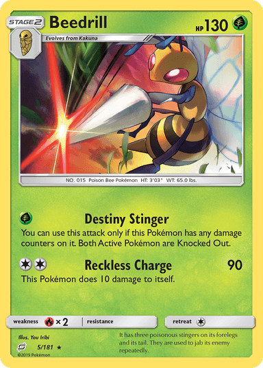 Beedrill, Team Up 5