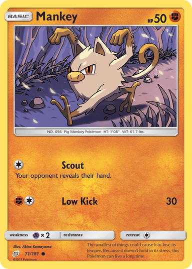 Mankey, Team Up 71