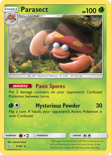 Parasect, Team Up 7