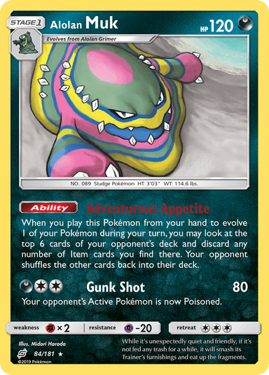 Alolan Muk, Team Up 84