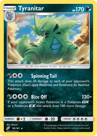 Tyranitar, Team Up 85