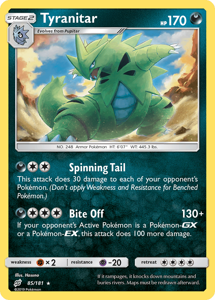 Tyranitar, Team Up 85