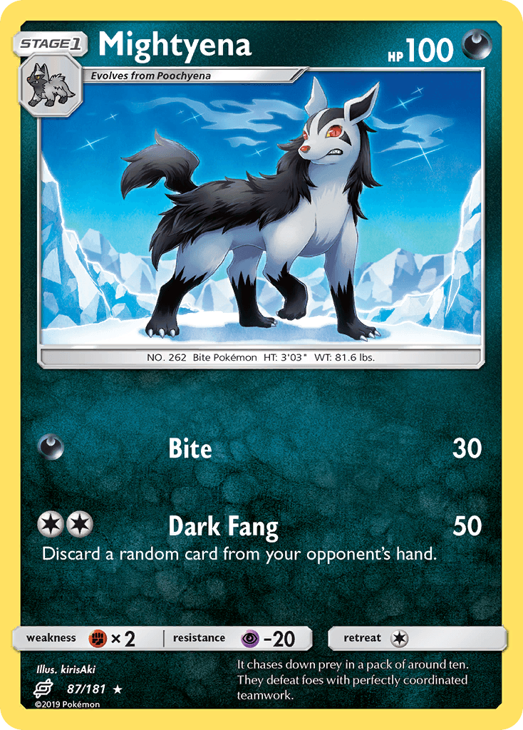 Mightyena, Team Up 87