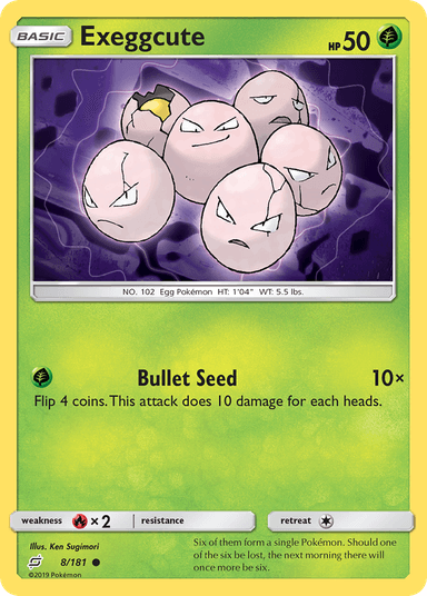 Exeggcute, Team Up 8