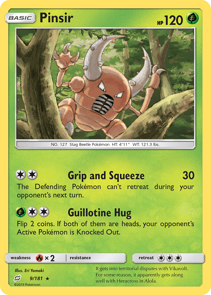 Pinsir, Team Up 9