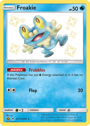Froakie, Hidden Fates Shiny Vault SV11