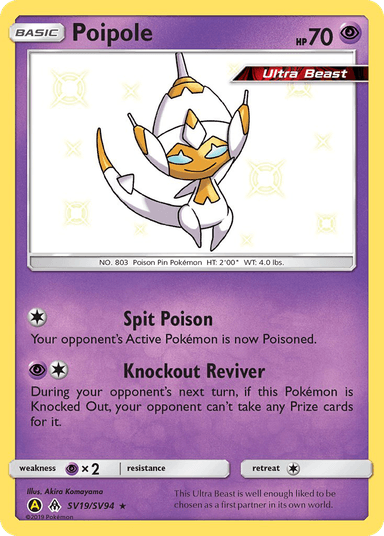 Poipole, Hidden Fates Shiny Vault SV19