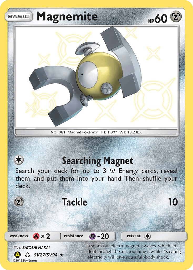 Magnemite, Hidden Fates Shiny Vault SV27