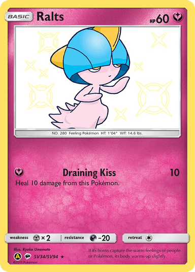 Ralts, Hidden Fates Shiny Vault SV34