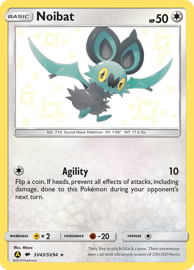 Noibat, Hidden Fates Shiny Vault SV43