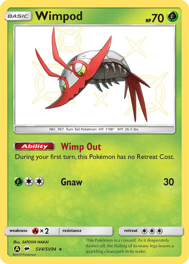 Wimpod, Hidden Fates Shiny Vault SV4