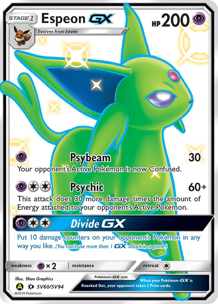 Espeon-GX, Hidden Fates Shiny Vault SV60