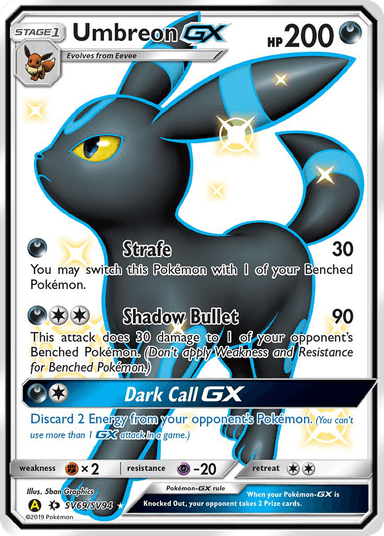 Umbreon-GX, Hidden Fates Shiny Vault SV69
