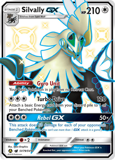 Silvally-GX, Hidden Fates Shiny Vault SV79