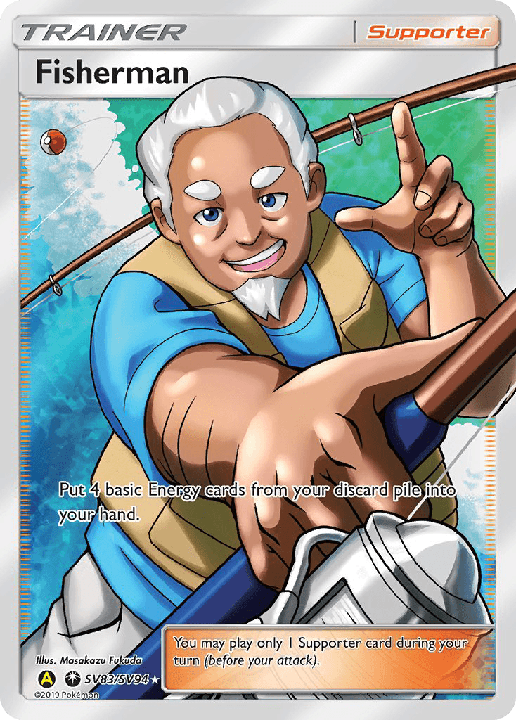 Fisherman, Hidden Fates Shiny Vault SV83