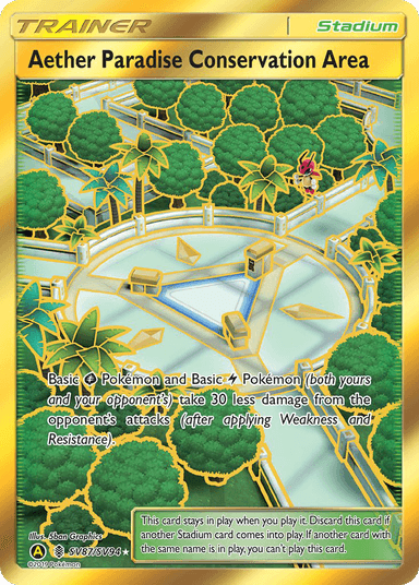 Aether Paradise Conservation Area, Hidden Fates Shiny Vault SV87