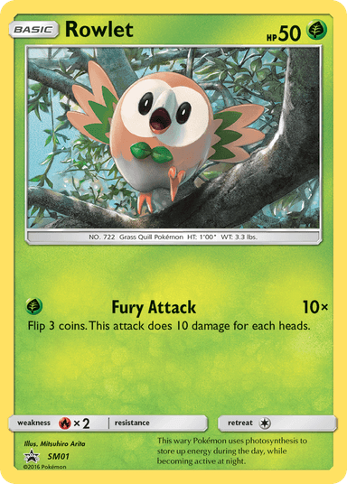 Rowlet, SM Black Star Promos SM01