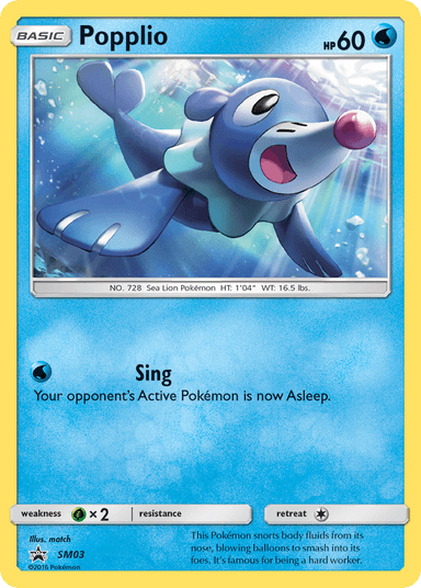 Popplio, SM Black Star Promos SM03