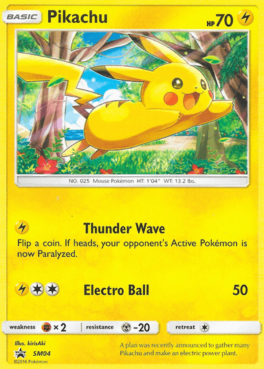 Pikachu, SM Black Star Promos SM04