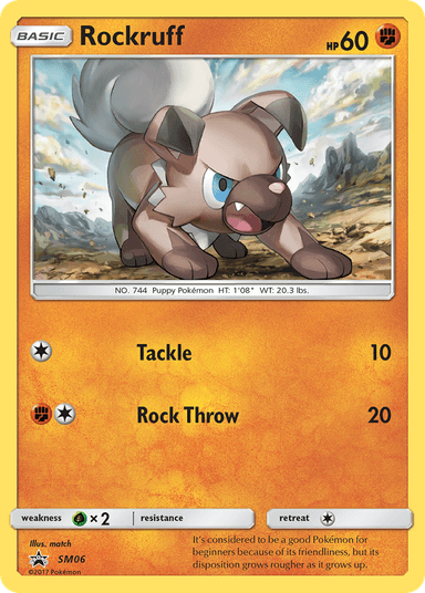 Rockruff, SM Black Star Promos SM06
