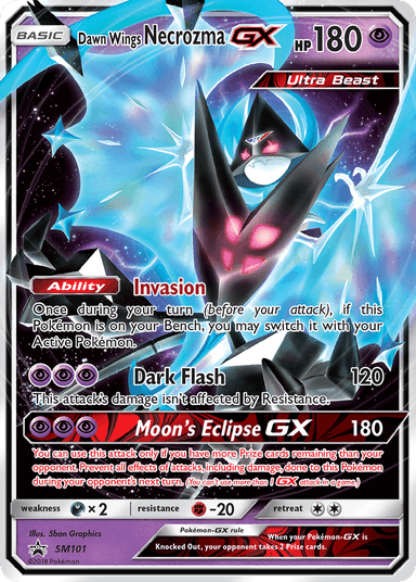 Dawn Wings Necrozma-GX, SM Black Star Promos SM101