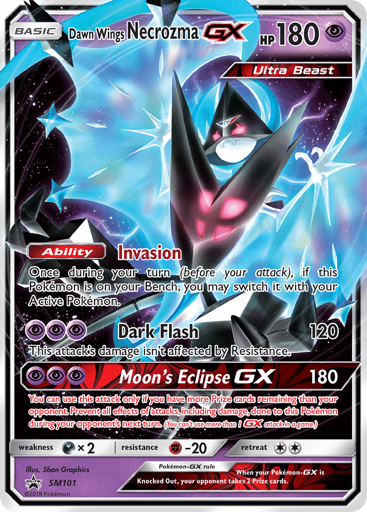 Dawn Wings Necrozma-GX, SM Black Star Promos SM101