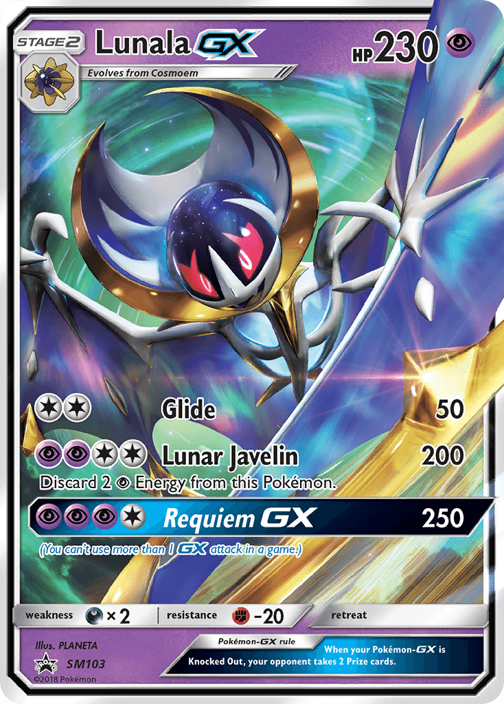 Lunala-GX, SM Black Star Promos SM103