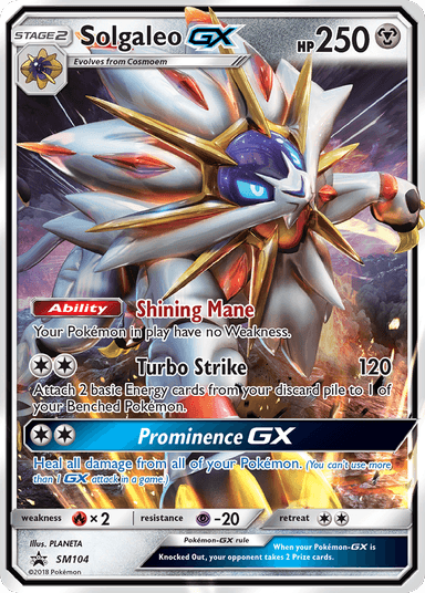 Solgaleo-GX, SM Black Star Promos SM104