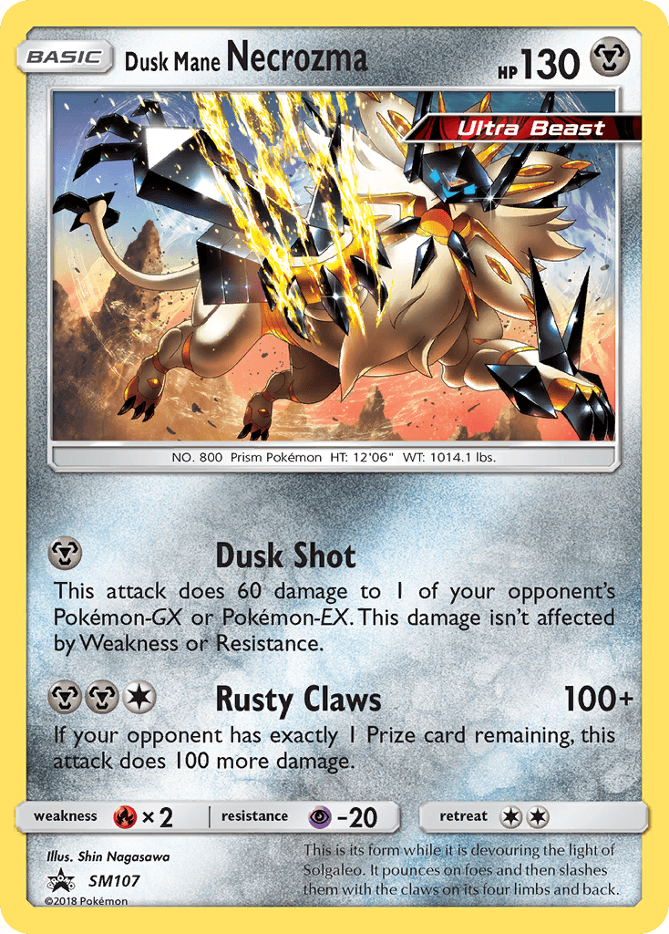 Dusk Mane Necrozma, SM Black Star Promos SM107