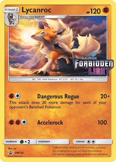 Lycanroc, SM Black Star Promos SM118