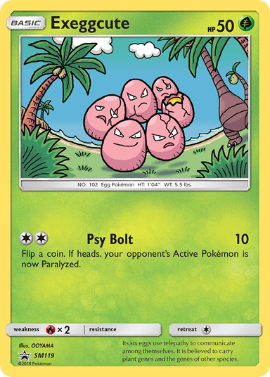 Exeggcute, SM Black Star Promos SM119