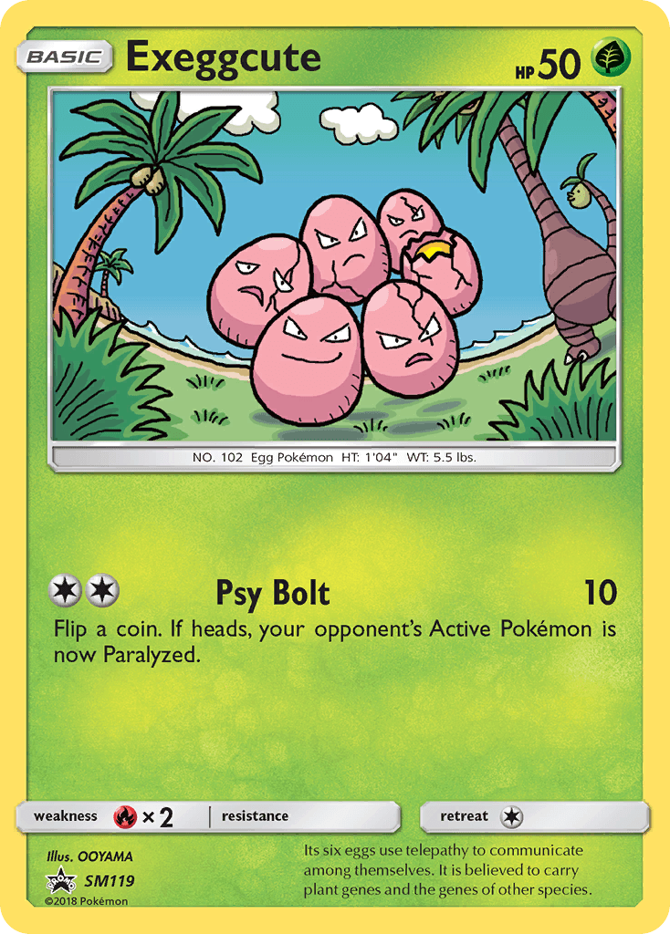 Exeggcute, SM Black Star Promos SM119