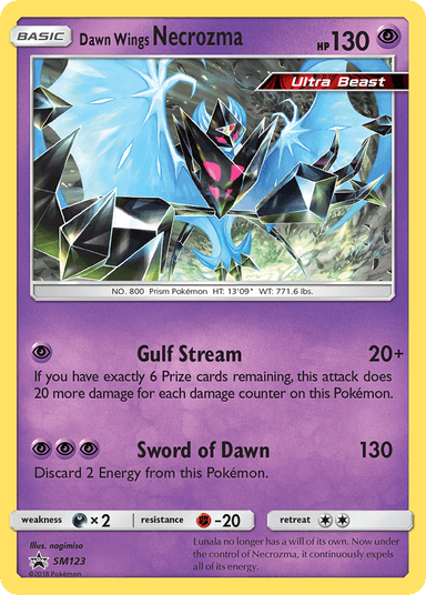 Dawn Wings Necrozma, SM Black Star Promos SM123