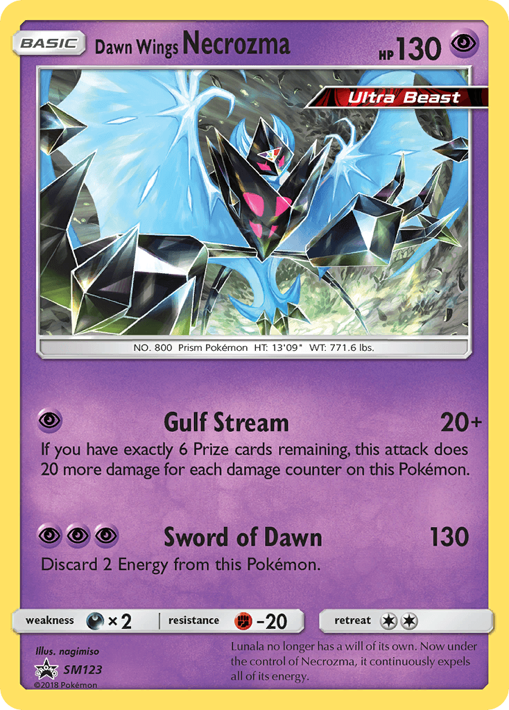 Dawn Wings Necrozma, SM Black Star Promos SM123