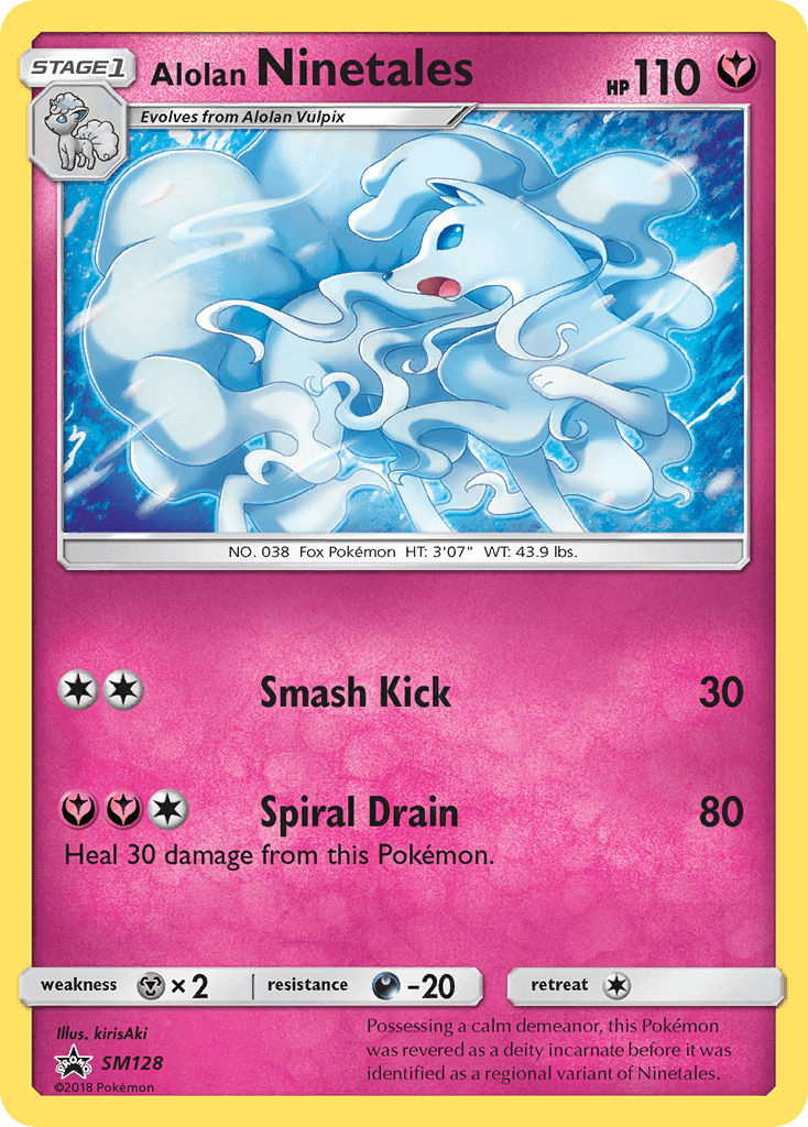 Alolan Ninetales, SM Black Star Promos SM128
