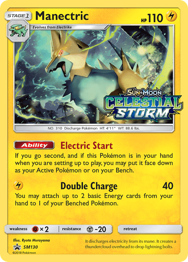 Manectric, SM Black Star Promos SM130
