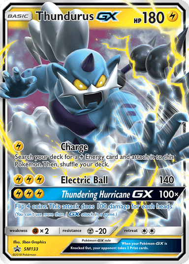 Thundurus-GX, SM Black Star Promos SM133