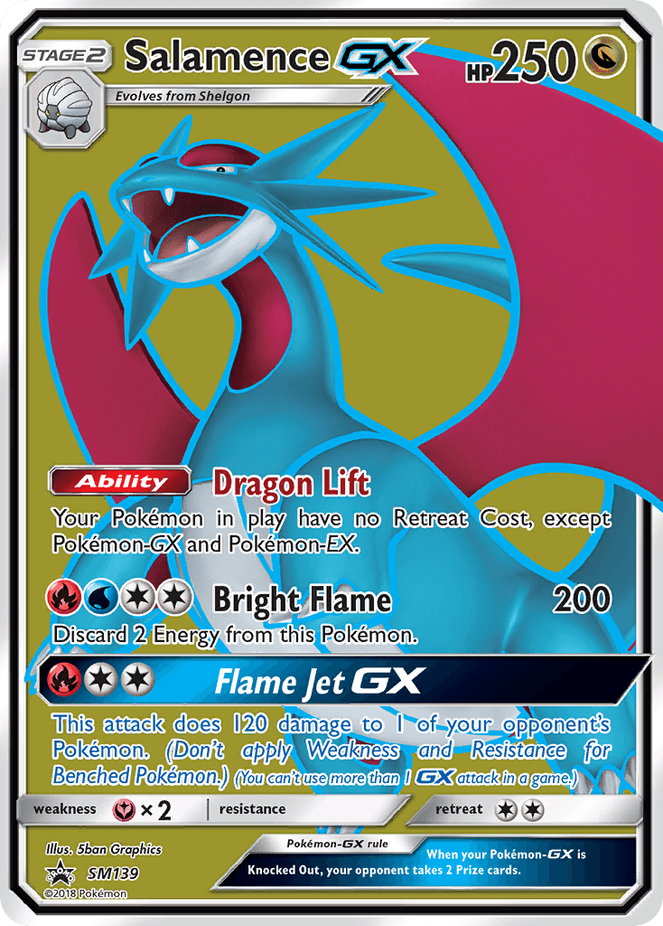 Salamence-GX, SM Black Star Promos SM139