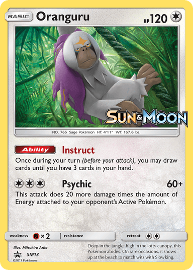 Oranguru, SM Black Star Promos SM13